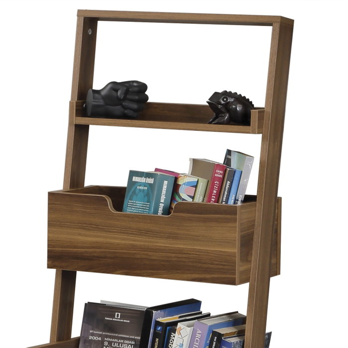 Hanah Home Estantería Low - Walnut Hanah Home Estantería Low - Walnut